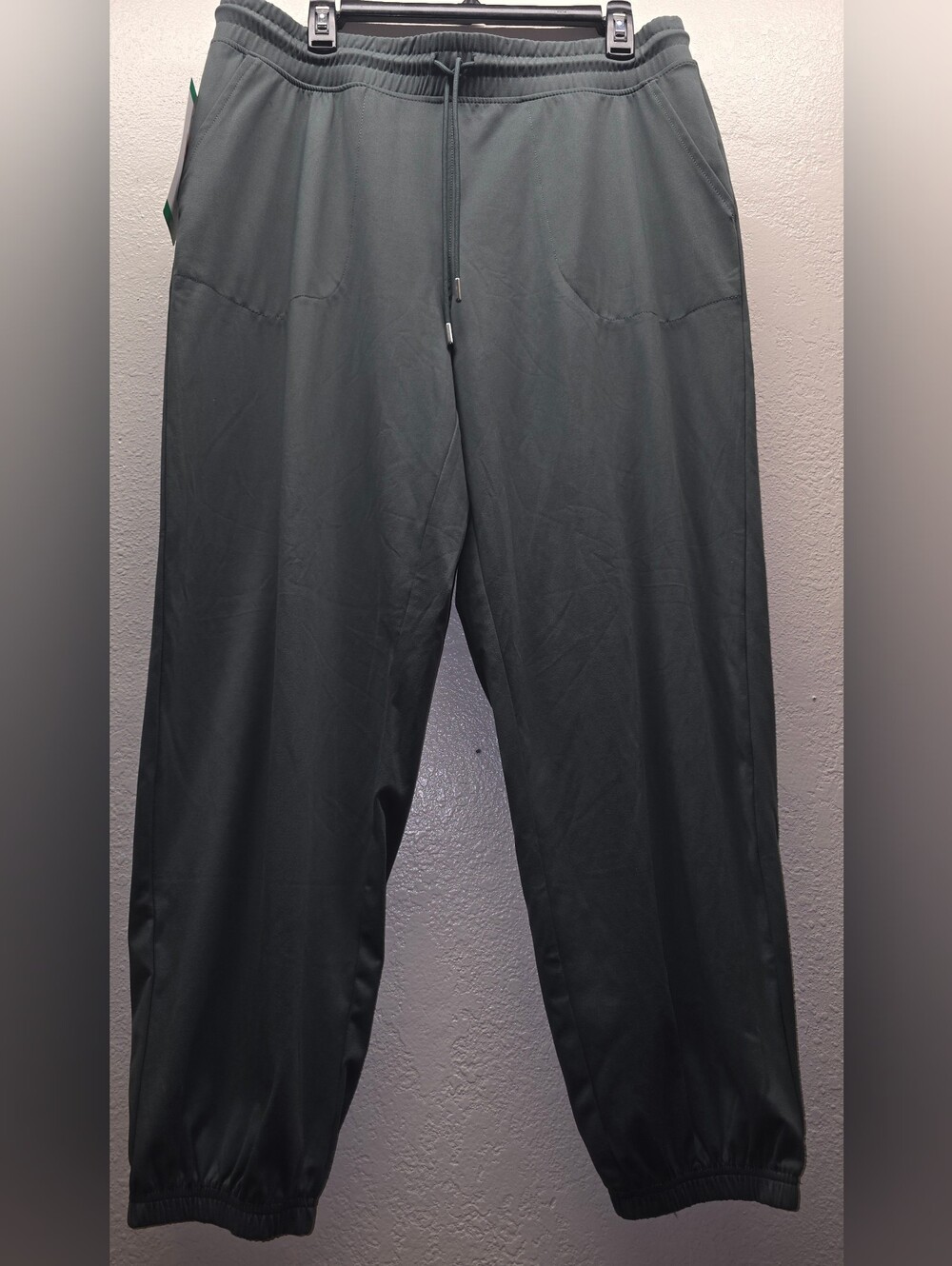 Women's Dark Green Drawstring Joggers